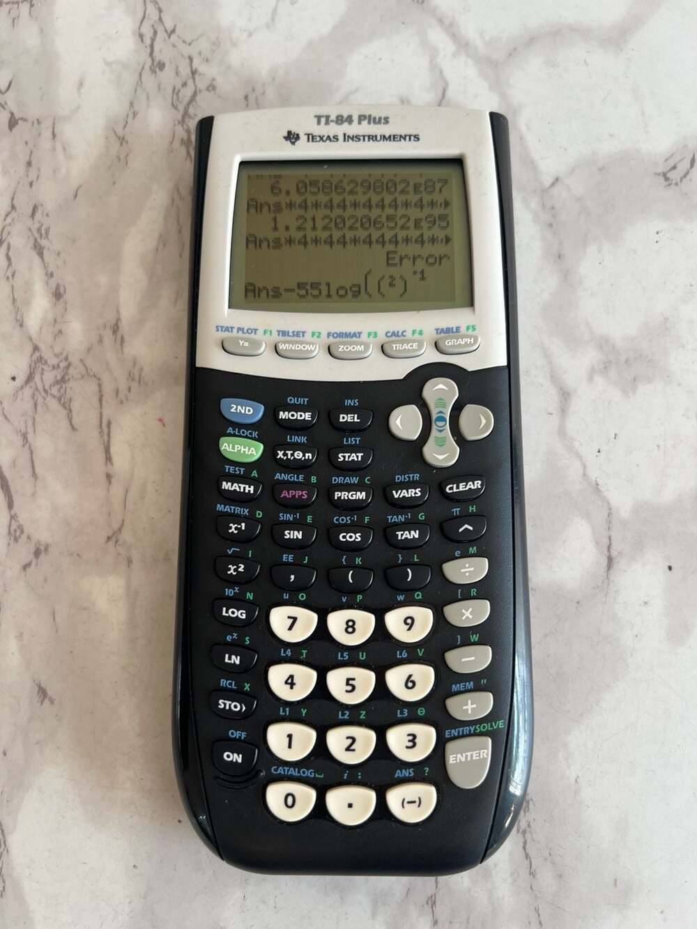 Texas Instruments TI-84 Plus Graphing Calculator with Slide Cover